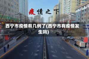 西宁市疫情有几例了(西宁市有疫情发生吗)