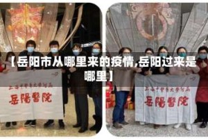 【岳阳市从哪里来的疫情,岳阳过来是哪里】